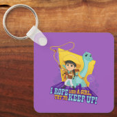 Dino Ranch | Min und Klee Schlüsselanhänger (Vorderseite)