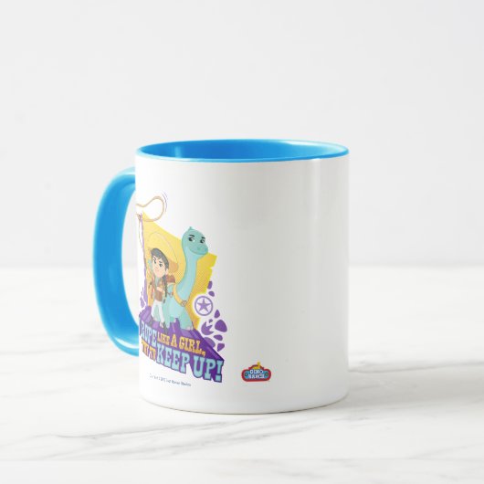 Dino Ranch | Min und Klee Tasse (Vorderseite Links)
