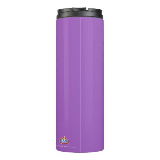 Dino Ranch | Min und Klee Thermosbecher (Rückseite)