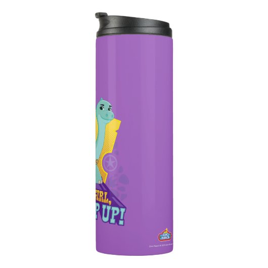 Dino Ranch | Min und Klee Thermosbecher (Nach rechts gedreht)