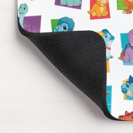 Dino Ranch Pattern Mousepad (Ecke)