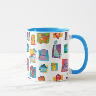 Dino Ranch Pattern Tasse