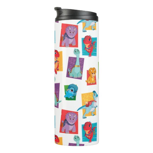 Dino Ranch Pattern Thermosbecher (Nach rechts gedreht)