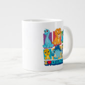 Dino Ranch | Spaß und farbenfrohe Dinosaurier Ries Jumbo-Tasse (Vorderseite Rechts)