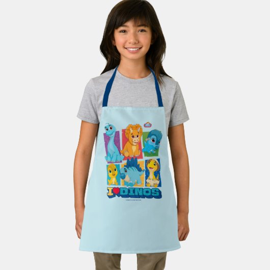 Dino Ranch | Spaß und farbenfrohe Dinosaurier Schürze (Insitu)