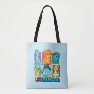 Dino Ranch Spaß und farbenfrohe Dinosaurier Tasche
