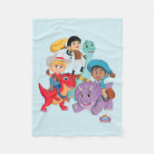 Dino Ranch Yee Haw! Fleecedecke (Vorderseite)