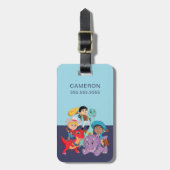 Dino Ranch Yee Haw! Gepäckanhänger (Vorderseite vertikal)