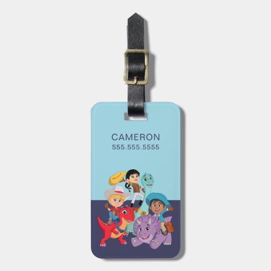 Dino Ranch Yee Haw! Gepäckanhänger (Vorderseite vertikal)