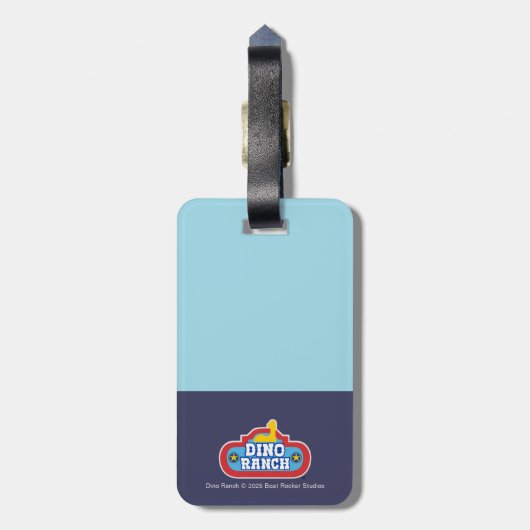 Dino Ranch Yee Haw! Gepäckanhänger (Rückseite vertikal)