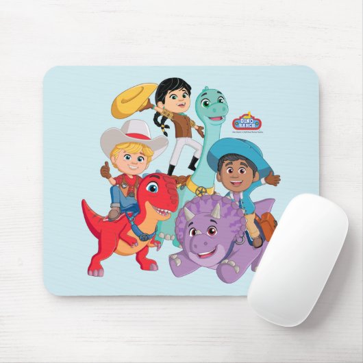 Dino Ranch Yee Haw! Mousepad (Mit Mouse)