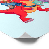 Dino Ranch Yee Haw! Poster (Ecke)