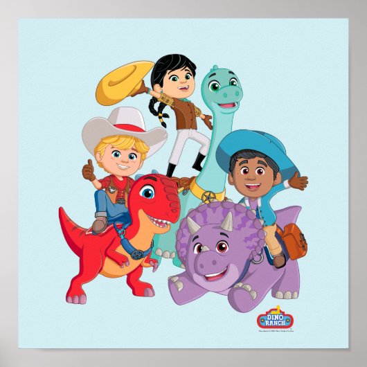 Dino Ranch Yee Haw! Poster (Vorne)