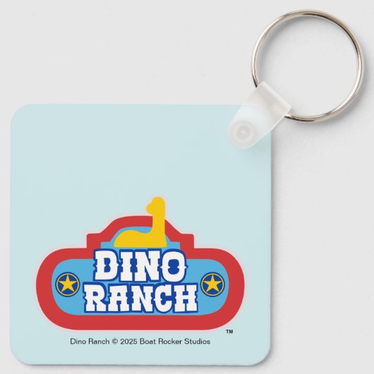 Dino Ranch Yee Haw! Schlüsselanhänger (Rückseite)