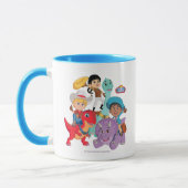 Dino Ranch Yee Haw! Tasse (Links)