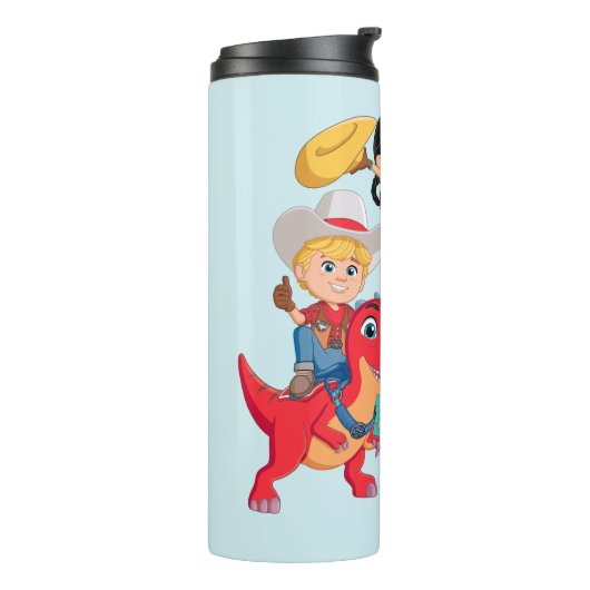 Dino Ranch Yee Haw! Thermosbecher (Nach links gedreht)