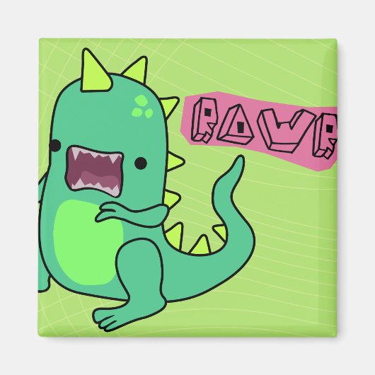 Dino Rawr Magnet (Vorne)