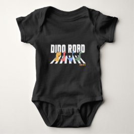 Dino Road Crossing Dinosaurier Baby Strampler