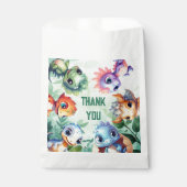 Dino Roar Birthday Bash Fvor Bags Geschenktütchen (Vorderseite)