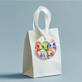 Dino Roar Birthday Bash Geschenkanhänger