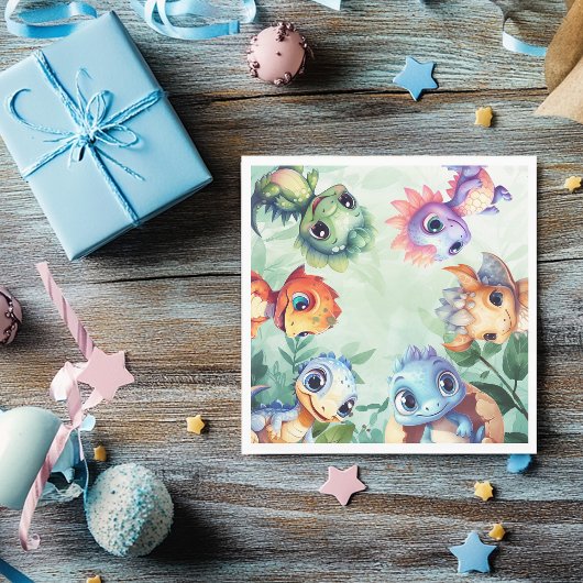 Dino Roar Birthday Bash Serviette