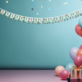 Dino Roar Birthday Bash Wimpelkette