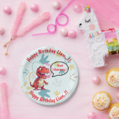 Dino Roar Birthday Party Pappteller (Party)