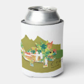 Dino Roar - Kinder Kunst für das CHOC Dosenkühler (Kanne Vorderseite)