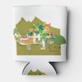 Dino Roar - Kinder Kunst für das CHOC Dosenkühler (Vorderseite)