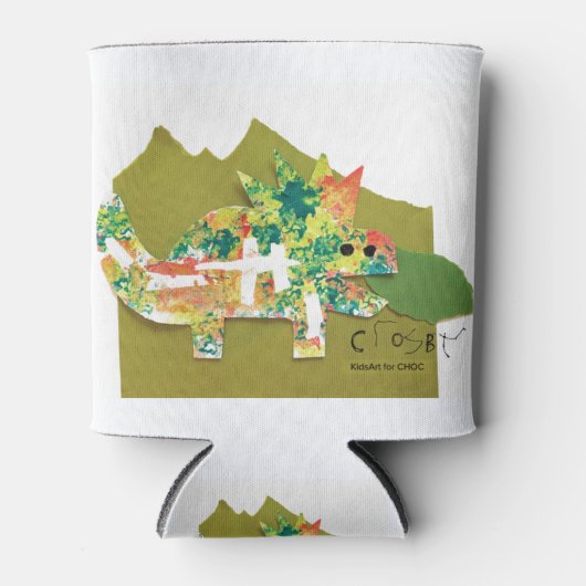 Dino Roar - Kinder Kunst für das CHOC Dosenkühler (Vorderseite)