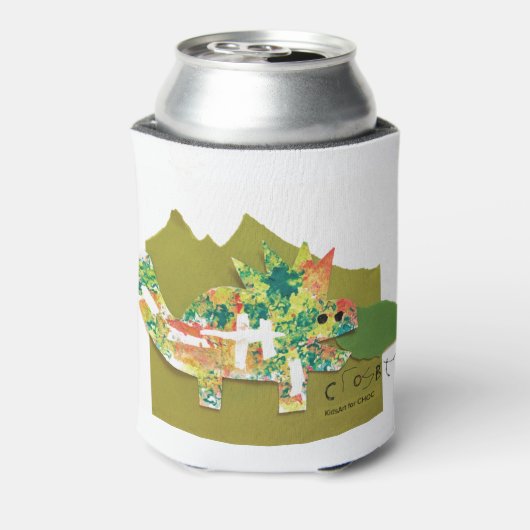 Dino Roar - Kinder Kunst für das CHOC Dosenkühler (Kanne Rückseite)