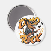 Dino Rock Magnet (Vorderseite/Rückseite)