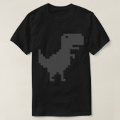 Dino Runner - Google Chrome Browser Game Classic T T-Shirt (Design vorne)