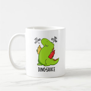 Dino-Sauce Funny Dinosaur Pun Kaffeetasse