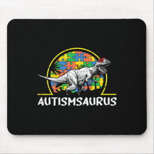 Dino-saur Autismus Aufklärungsgeschenke für Kinder Mousepad