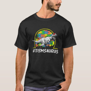 Dino Saur Autismus-Bewusstsein Für Kinder Süßer T T-Shirt