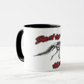 Dino-Schlechtes zur Knochen-Tasse Tasse (Vorderseite Links)