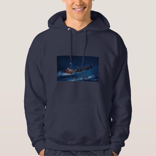 Dino-Schlitten Hoodie (Vorderseite)