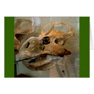 Dino Skull Ölgemälde
