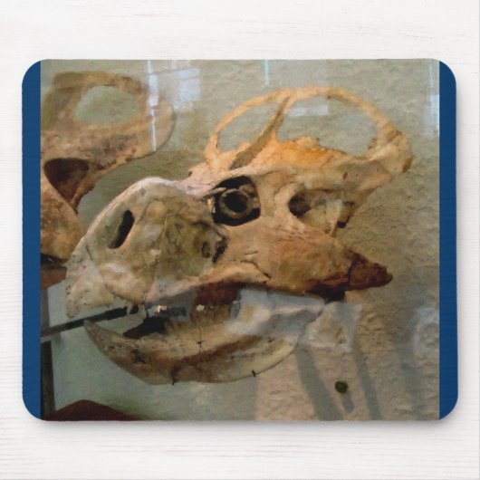 Dino Skull Ölgemälde Mousepad (Vorne)