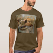 Dino Skull Ölgemälde T-Shirt (Vorderseite)