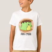 Dino-smore Funny Dinosaur Smore Pun T-Shirt (Vorderseite)