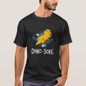 Dino Sore Dinosaur Workout Gym Fitness heben T-Shirt (Vorderseite)
