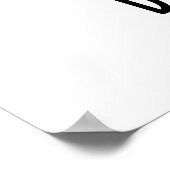 Dino-sore Funny Irritated Dinosaur Pun Poster (Ecke)