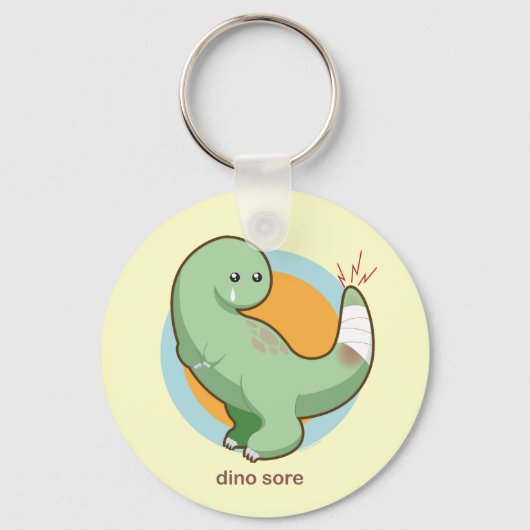 Dino Sore Schlüsselanhänger (Vorderseite)