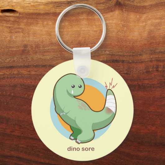 Dino Sore Schlüsselanhänger (Vorderseite)