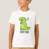 Dino-sour Funny Dinosaur Pun T-Shirt (Vorderseite)
