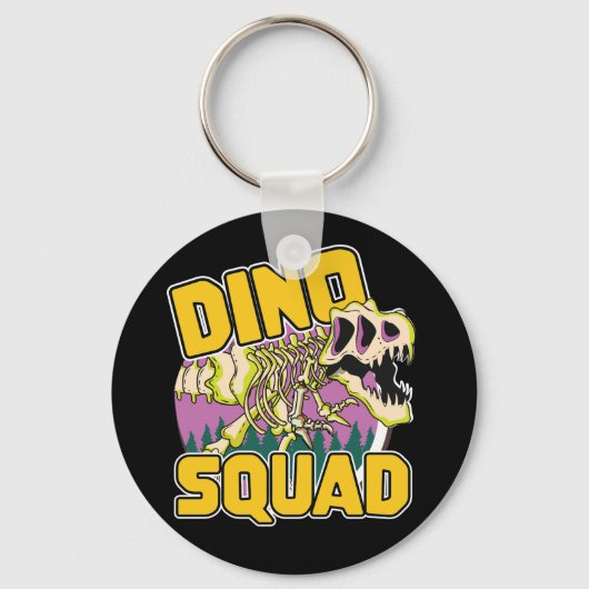 Dino Squad Logo Schlüsselanhänger (Vorderseite)
