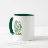 Dino Squad Süße Dinosaurier Kaffeetasse (Vorderseite Links)