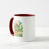 Dino Squad Süße Dinosaurier Kaffeetasse (Vorderseite Links)